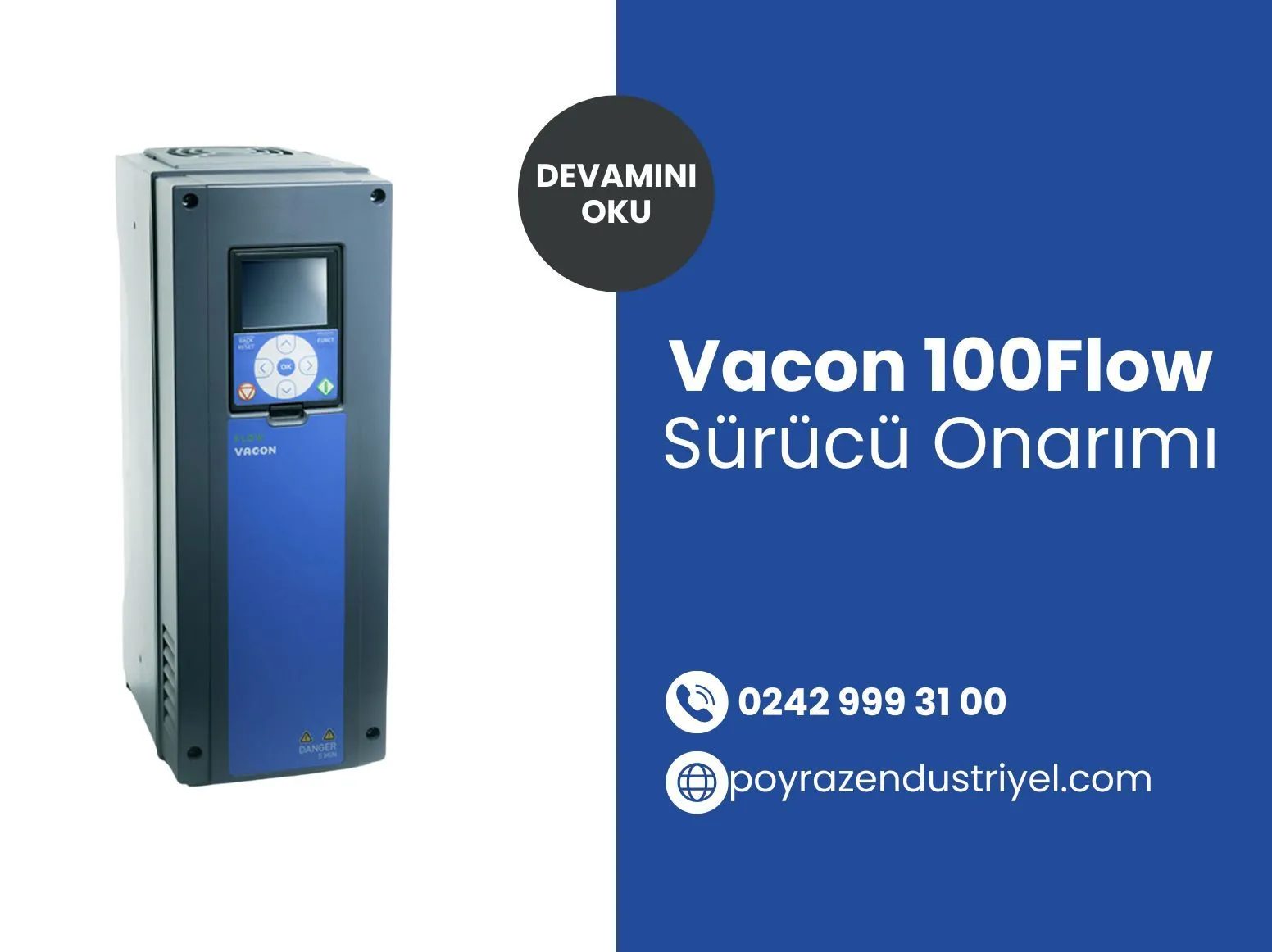 Vacon 100Flow Sürücü Onarımı